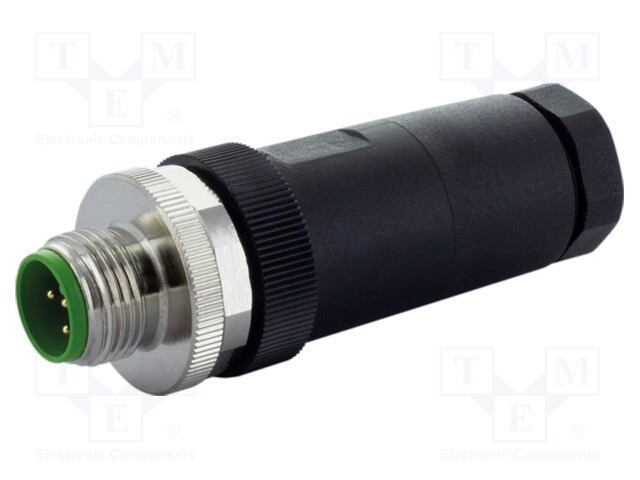 Plug; M12; PIN: 5; male; A code-DeviceNet / CANopen; for cable