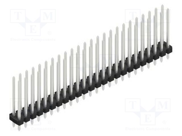 Connector: pin strips; pin header; male; PIN: 48; 2.54mm; THT; 2x24