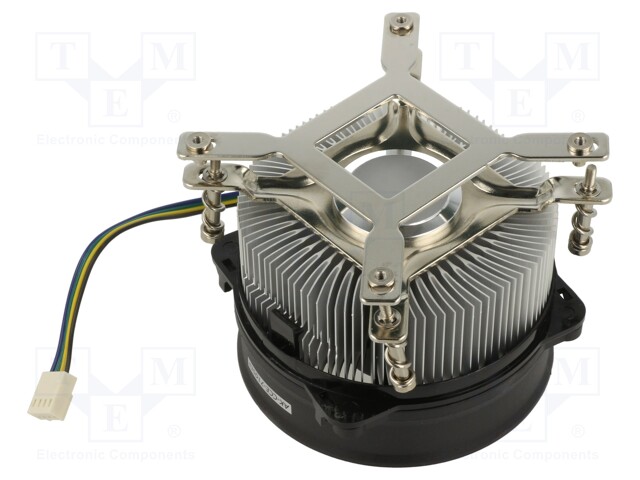 Heatsink: extruded; 12VDC; aluminium; 94.1m3/h; H: 63mm; W: 95mm