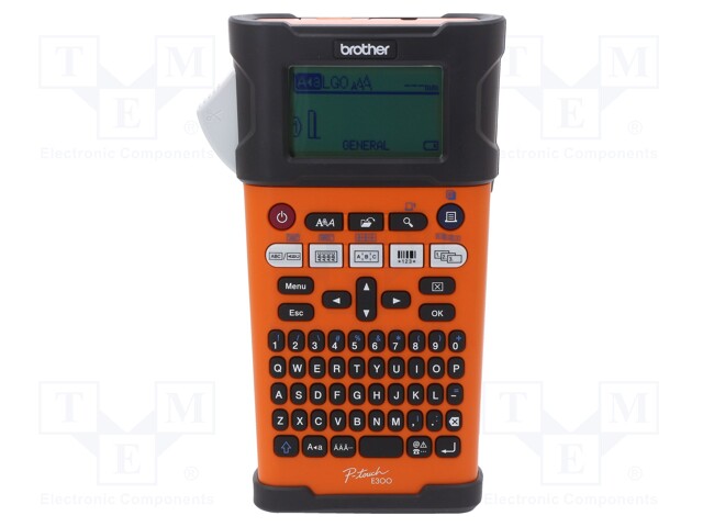 Drukarka etykiet; Klawiatura: QWERTY; 20mm/s