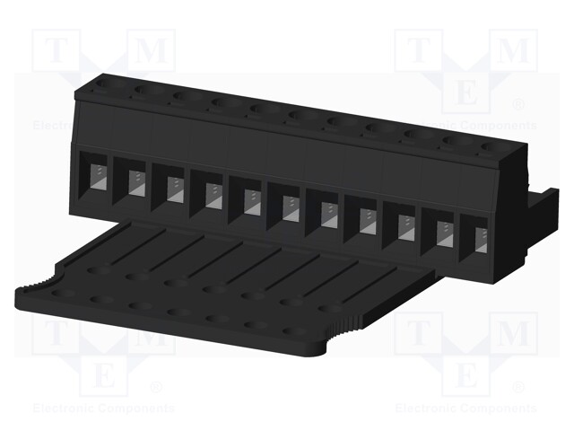 Connector: pluggable terminal block; plug; female; straight; 5mm