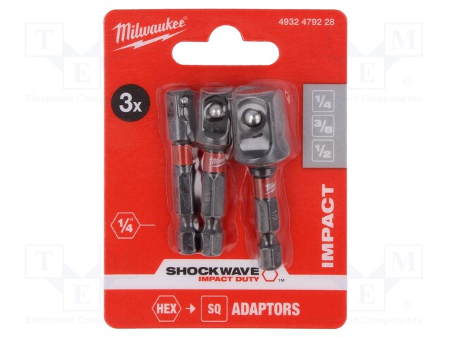 Kit: adapter; 3pcs.