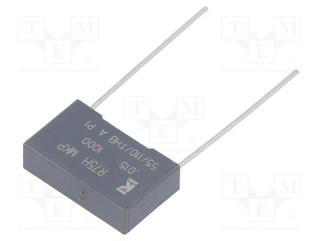 Capacitor: polypropylene; 15nF; 15mm; ±5%; 18x5x11mm; -55÷105°C