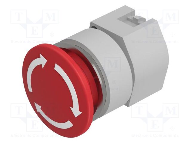 Switch Actuator, Red, EAO 04 Series Emergency Stop Pushbutton Switches, IP65, 04 Series