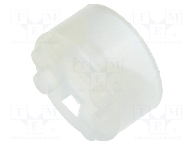 Spacer sleeve; LED; Øout: 5.1mm; ØLED: 5mm; L: 3.1mm; natural