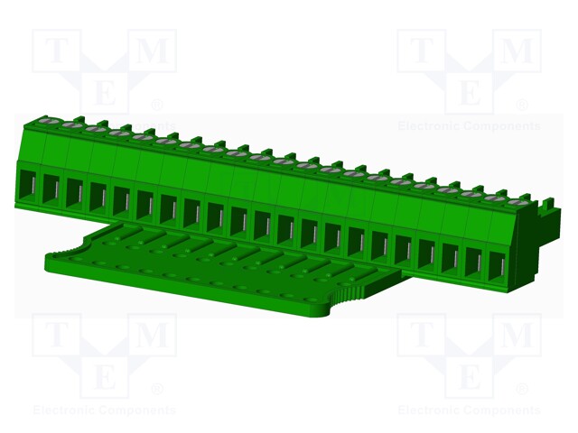 Connector: pluggable terminal block; plug; female; straight; 300V