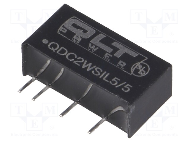 Converter: DC/DC; 2W; Uin: 4.5÷5.5V; Uout: 5VDC; SIL; Efficiency: 75%