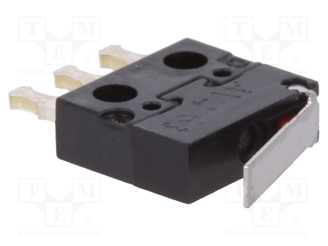 Microswitch SNAP ACTION; with lever; SPDT; 0.1A/30VDC; ON-(ON)