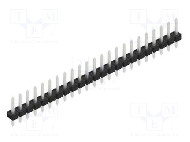 Connector: pin strips; pin header; male; PIN: 23; 2.54mm; THT; 1x23