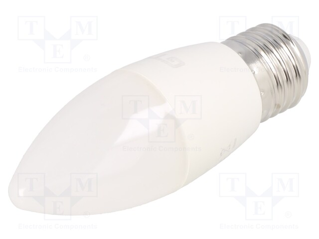 LED lamp; warm white; E27; 230VAC; 720lm; 8W; 160°; 3000K
