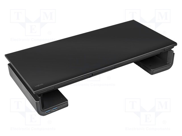 Tablet/smartphone stand; 25kg; black