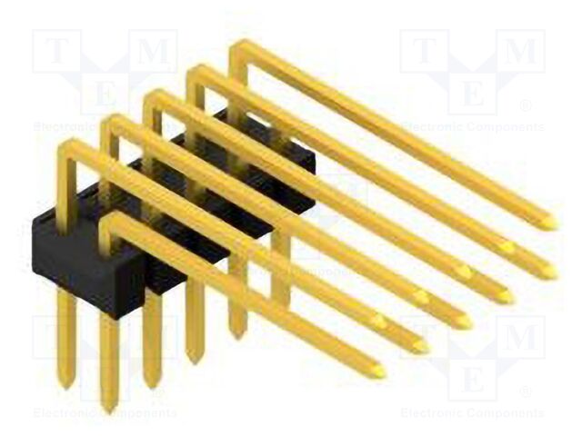Connector: pin strips; pin header; male; PIN: 10; 2.54mm; THT; 2x5
