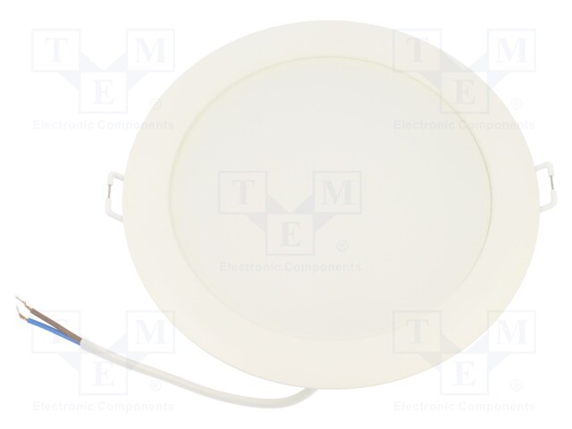 Lamp: LED downlight; 230VAC; 16W; 4000K; Ø115x44mm