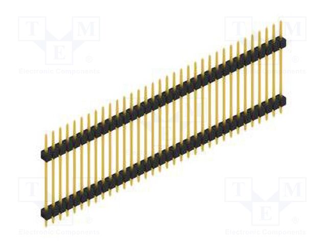 Connector: pin strips; pin header; male; PIN: 34; 2.54mm; THT; 1x34