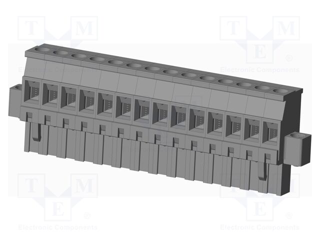 Connector: pluggable terminal block; plug; female; angled 90°