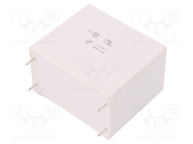 Capacitor: polypropylene; DC-Link; 40uF; ESR: 4mΩ; C4AQ; THT; ±5%