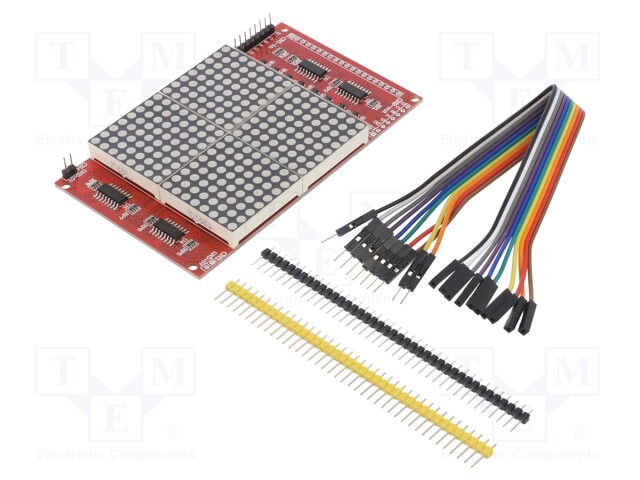 Module: display; LED display; 5VDC; 74HC138,74HC59; module