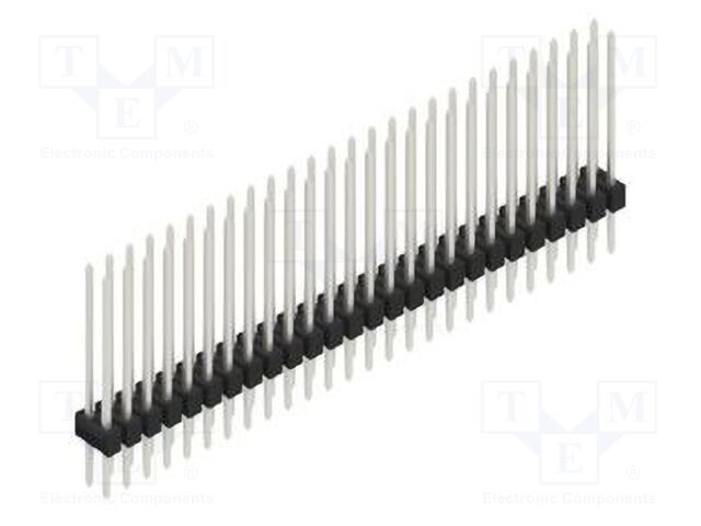 Connector: pin strips; pin header; male; PIN: 52; 2.54mm; THT; 2x26