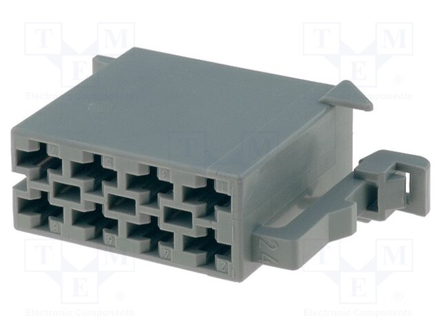 Connector: wire-wire; plug; female; straight; PIN: 8; Layout: 2x4