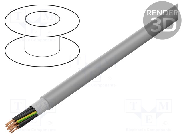 Wire: control cable; ÖLFLEX® FD CLASSIC 810 P; 18G0,75mm2; PUR