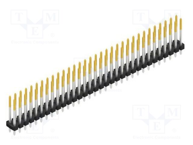 Connector: pin strips; pin header; male; PIN: 64; 2.54mm; THT; 2x32