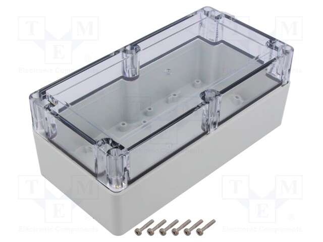 Enclosure: multipurpose; X: 100mm; Y: 200mm; Z: 75mm; ZP; ABS; IP67