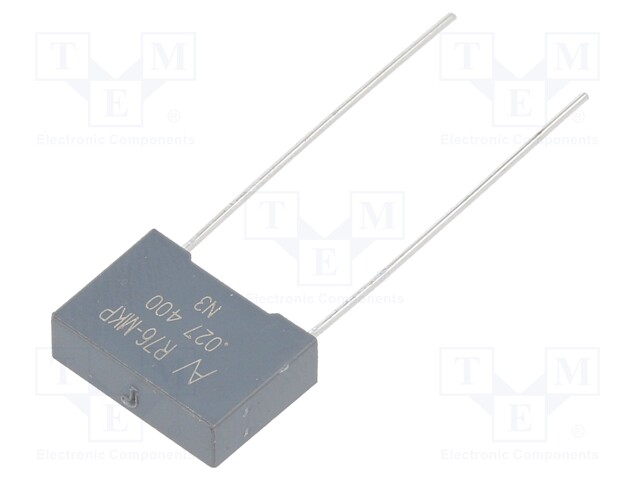 Capacitor: polypropylene; 0.027uF; ESR: 23.58mΩ; THT; ±5%; 3.286A