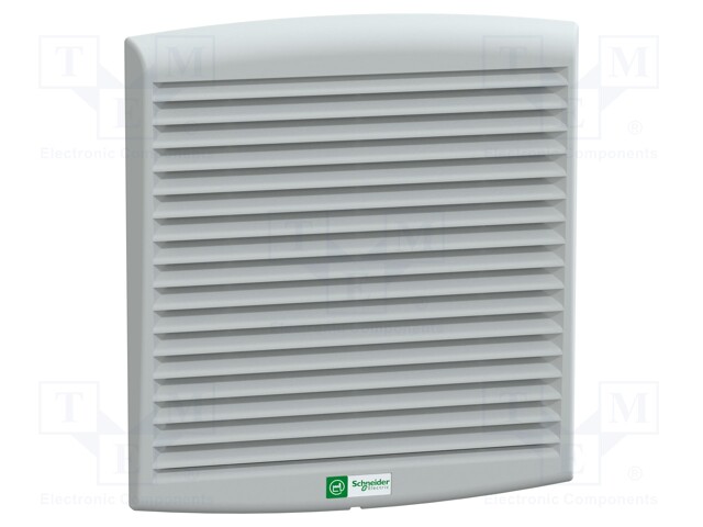 Enclosure Cooling, Filter Fan with Outlet Grille, IP54, ClimaSys, ASA, Polycarbonate, 268 mm