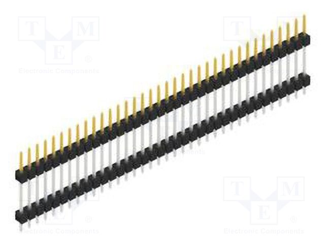 Connector: pin strips; pin header; male; PIN: 36; 2.54mm; THT; 1x36