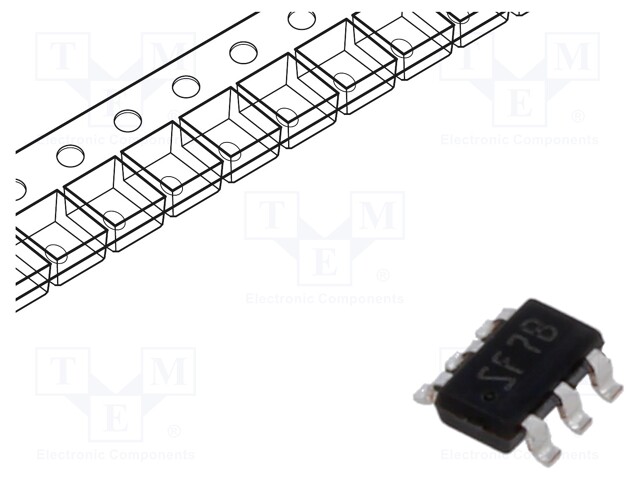 DC-DC Switching Buck Step Down Regulator, Adjustable, 3V-20Vin, 1.6 MHz, 0.8V-17V/1Aout, TSOT-6