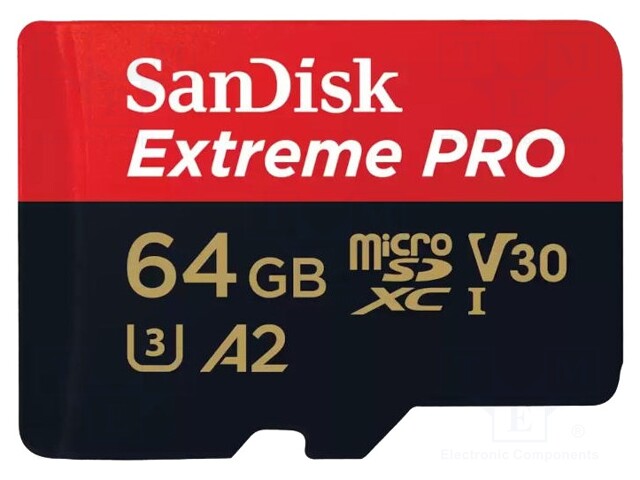 Memory card; Extreme Pro,A2 Specification; microSDXC; 64GB