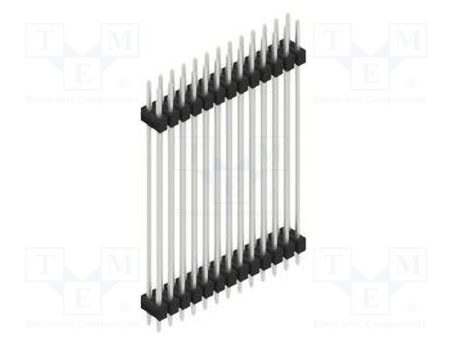 Connector: pin strips; pin header; male; PIN: 26; 2.54mm; THT; 2x13