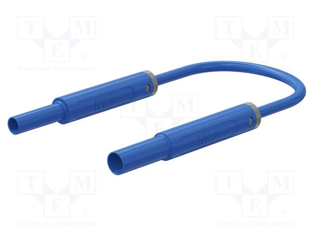 Test lead; 19A; banana socket 4mm,banana plug 4mm; insulated