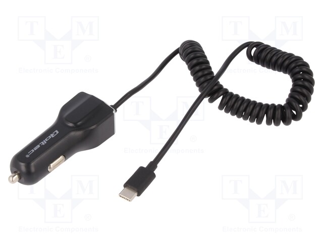 Automotive power supply; USB A socket,USB C plug; 5V/3,4A