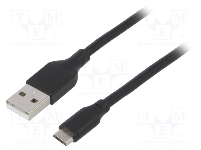 Cable-adapter; 450mm; USB; male,USB A