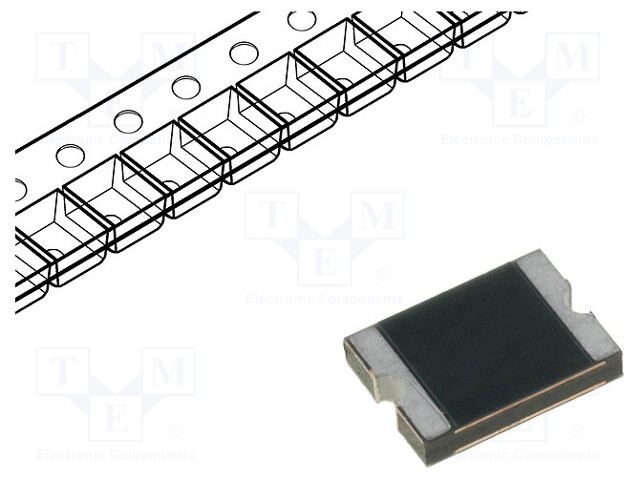 Fuse: PTC polymer; 1.1A; 1812L