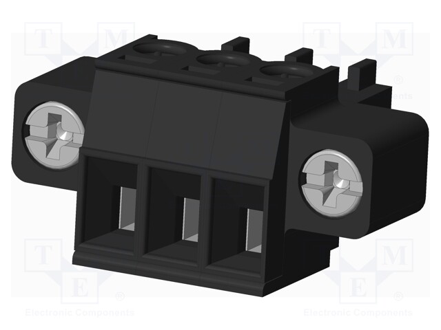 Connector: pluggable terminal block; plug; female; straight; 300V