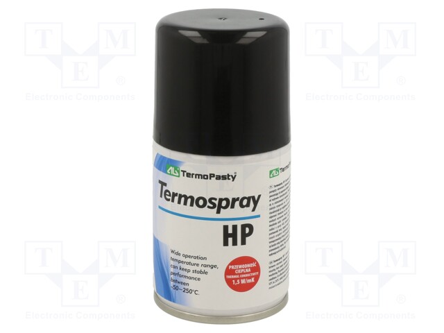 Heat transfer paste; silicon based; spray; 100ml; Termospray HP