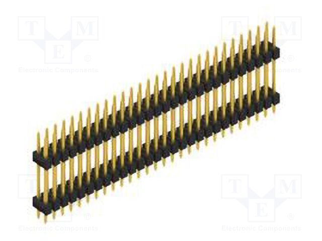 Connector: pin strips; pin header; male; PIN: 56; 2.54mm; THT; 2x28