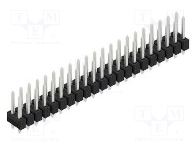 Connector: pin strips; pin header; male; PIN: 42; 2.54mm; THT; 2x21