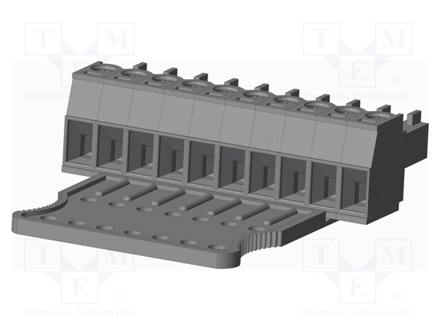Connector: pluggable terminal block; plug; female; straight; grey