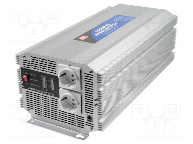 Converter: automotive dc/ac; 2500W; Uout: 230VAC; Out: mains 230V