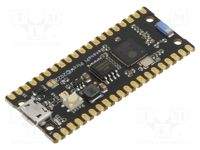 Dev.kit: WiFi; ESP32-S3; Micro USB,PCB edge; prototype board