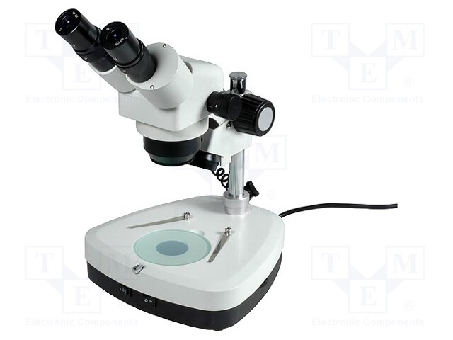 Stereoscopic microscopes; Mag: x10÷x40; 4.8kg; Plug: EU; 45°