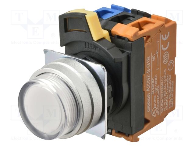 Switch: push-button; 22mm; Stabl.pos: 1; prominent; Pos: 2