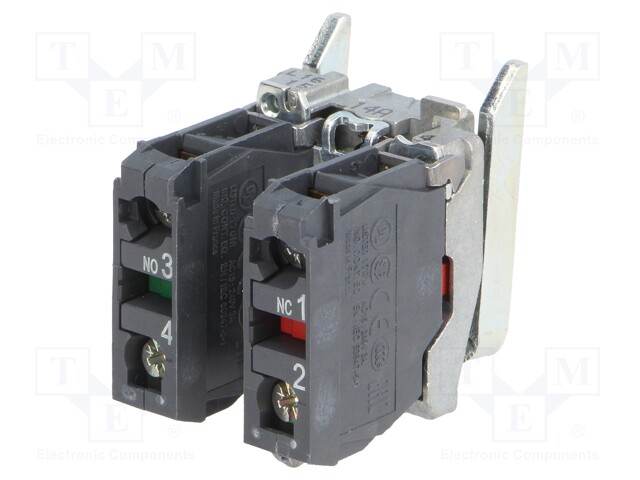 Contact block; 22mm; Harmony XB4; -25÷70°C; front fixing
