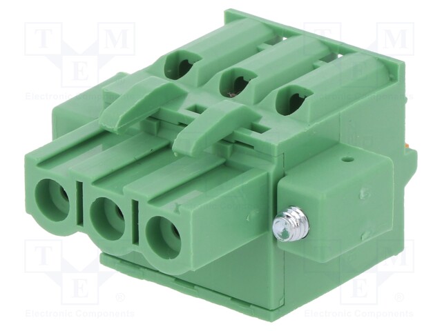 Pluggable terminal block; 5.08mm; ways: 3; straight; plug; female