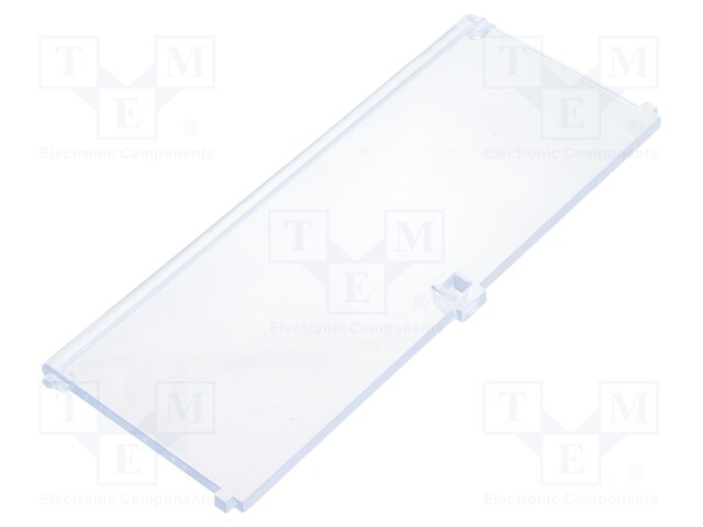 Front panel; with hinges; 6M Modulbox One; transparent