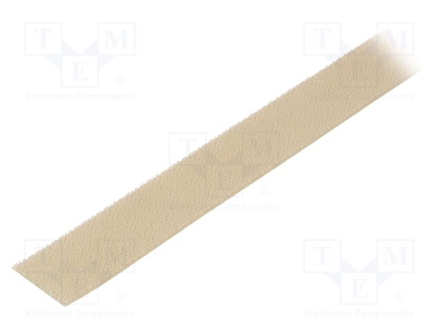 Tape: hook and loop; W: 25mm; L: 1m; Thk: 2.31mm; acrylic; -29÷70°C