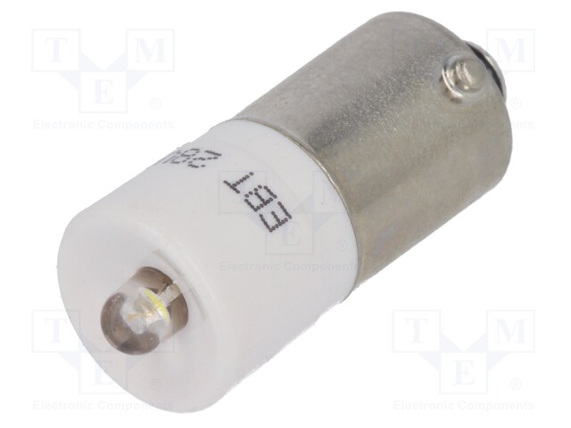 LED lamp; white; BA9S; 28VDC; 28VAC